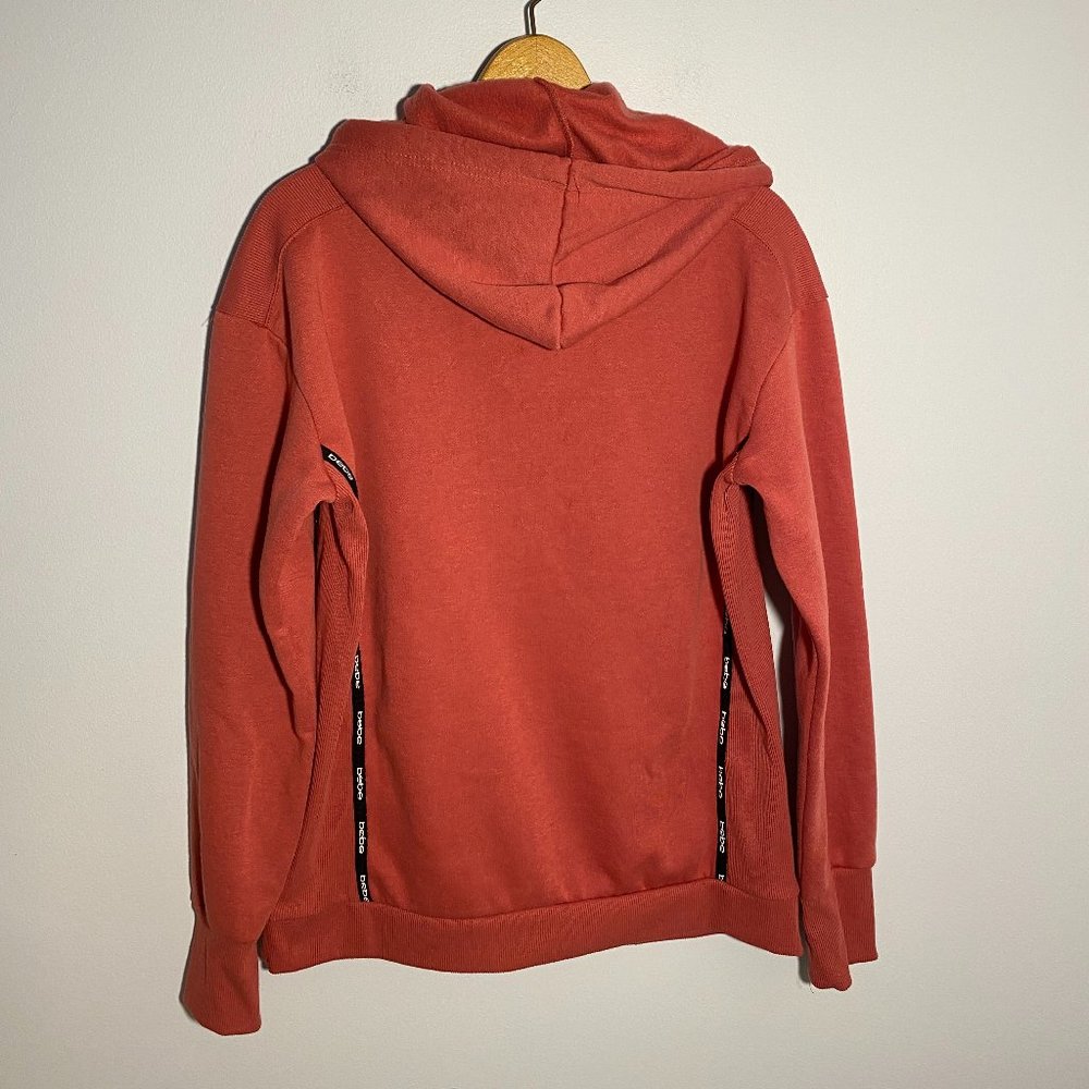 Bebe Sport Mini Logo Tape with Rib Insert Hoodie - Picture 3 of 9
